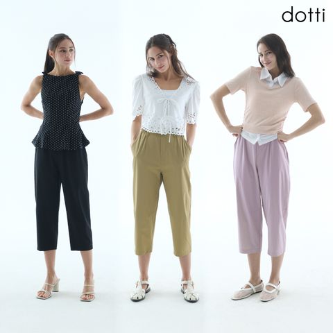 [도티 dotti] 도티 26SS 썸머 나일론 스판 7부 팬츠 3종 (D6NSW)