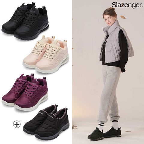 [슬레진저] 슬레진저 에어 퍼 워킹화+ 패딩 슬립온 2종 모두