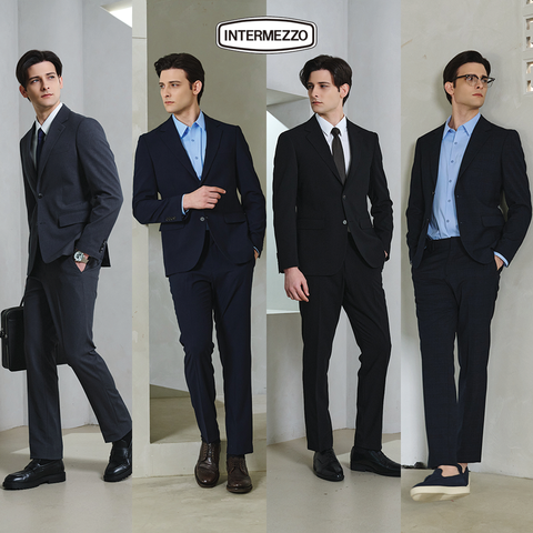 인터메조 26SS 워셔블+비즈니스 수트 2벌 세트