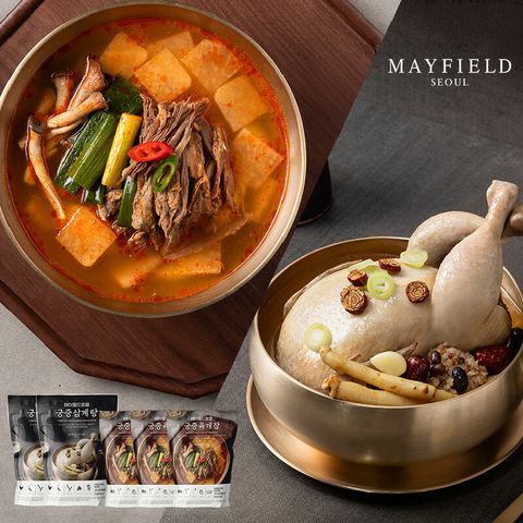 [메이필드호텔] 궁중육개장 600gx3팩+궁중삼계탕 2팩 선물세트