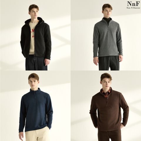[Now n Forever] NnF 남성 후리스집업 SET (집업+반집업)(N11M)