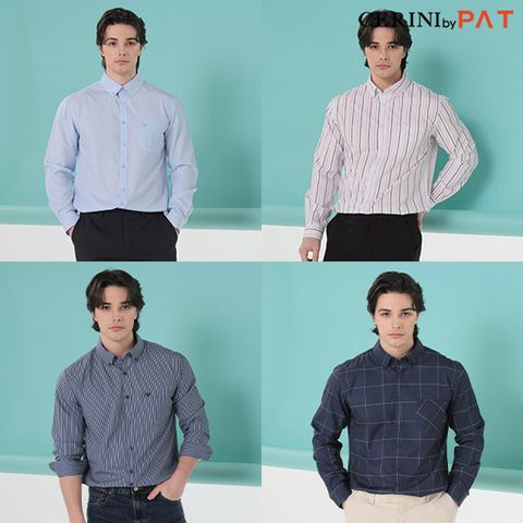Cerini By PAT 남성 워셔블 스판셔츠 4종