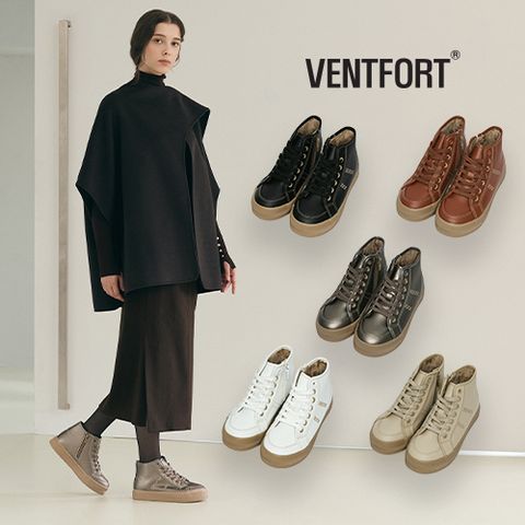 [VENTPORT] 벤포트 25FW 경량 하이탑 퍼 키높이 스니커즈