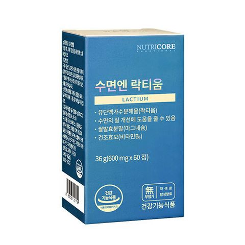 [뉴트리코어] 수면엔 락티움 60정 x 1박스