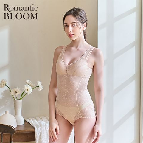 [신영와코루] 단품 25SS 로맨틱블룸 프리미엄 자가드 레이스 바디수트 1종 (Beige)