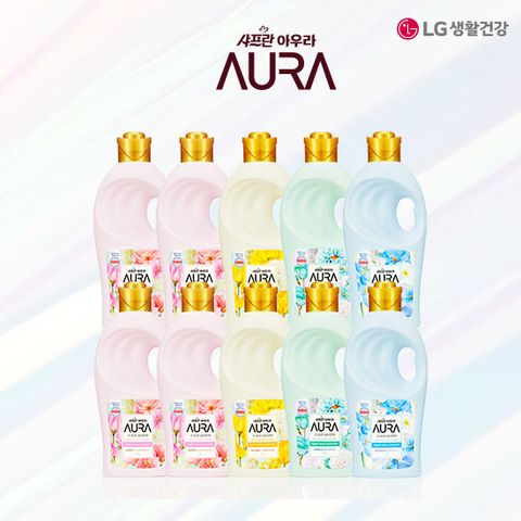 샤프란 아우라 고농축 섬유유연제 1L x 10통