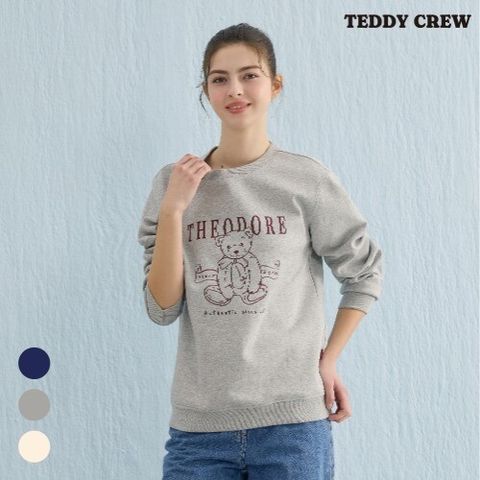 테디크루 클래식 레터링 맨투맨 3종 택1 (T02O-1)