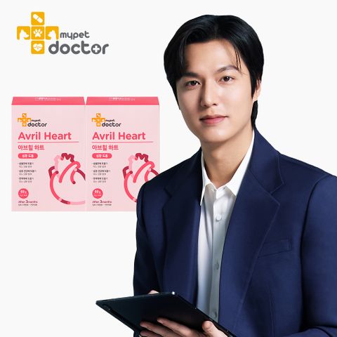 [마이펫닥터] 아브힐하트 강아지 고양이 영양제 심장 비대증 사상충 60g x 2ea