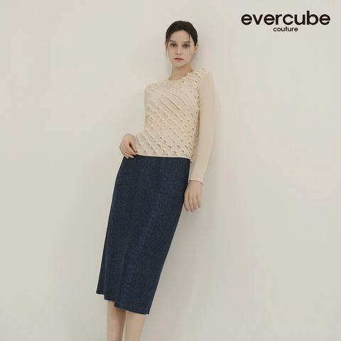 에바큐브꾸띄르 26SS 데님 스커트