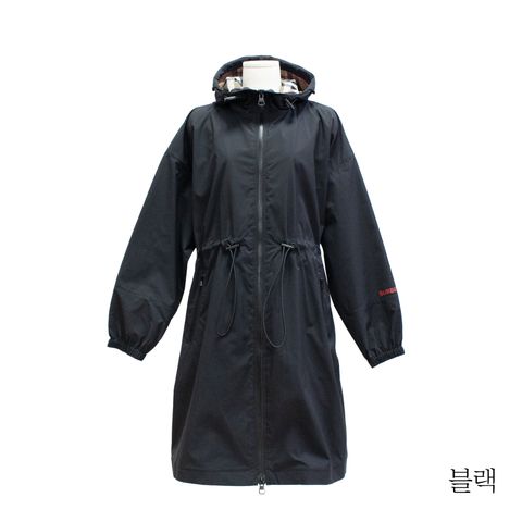 버버리 후드 롱 바람막이 재킷