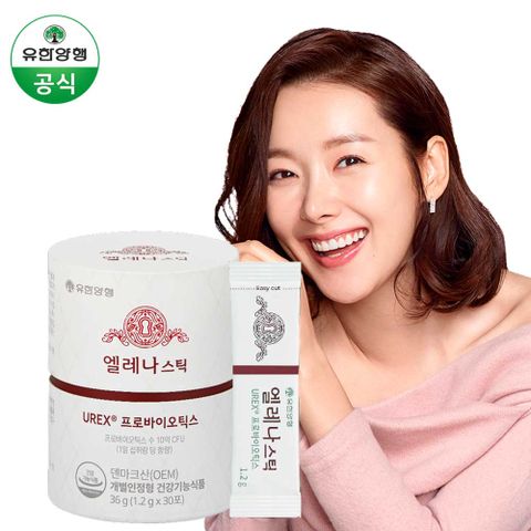 유한양행 엘레나 스틱 여성 질 유산균 1개월분 30포 