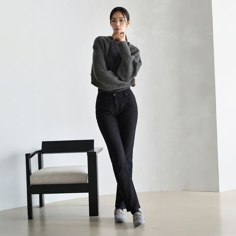 [런칭가 89000원] J BY 소프트코튼 기모 스판 팬츠 2종