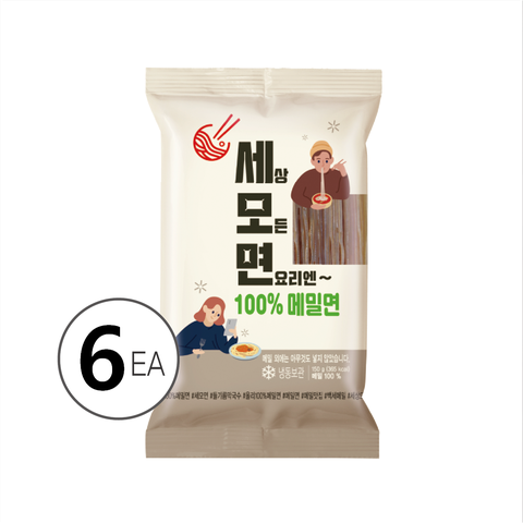 [올리온] 올리 100% 메밀면 150g 6봉 세모면