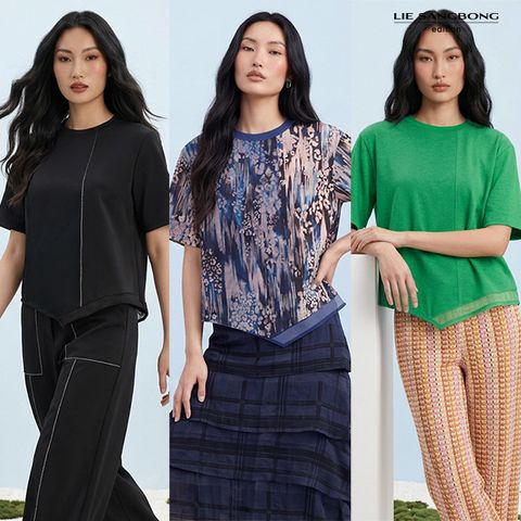 이상봉에디션 26SS 시어 레이어 블라우스