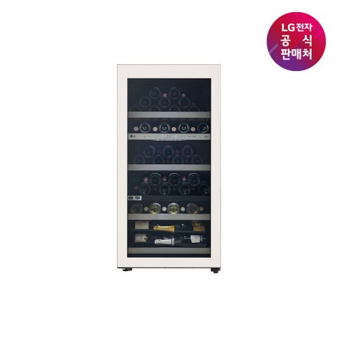 LG 디오스 오브제 와인셀러 베이지 [W0772GB] (77Bottle)