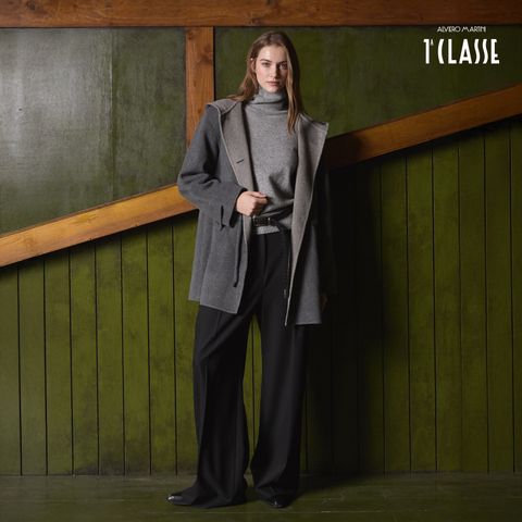 [BLACK LABEL] 프리마클라쎄 울캐시 후드 코트 1종