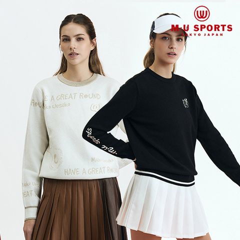[MU SPORTS] 엠유 울 블랜딩 니트 풀오버 2종