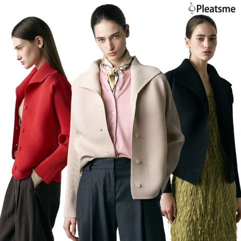 플리츠미 25FW 사선 플리츠 재킷 1종