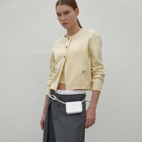 [현대백화점] [앤 아틀리에나인] ROUND NECK KNIT TOP CARDIGAN SET S (CD-2107) +할인쿠폰