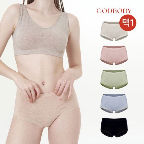 [GODBODY]갓바디 렌징모달 심리스 안착팬티 1종