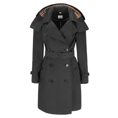 [버버리] 엠버포드 후드 여성 트렌치 코트