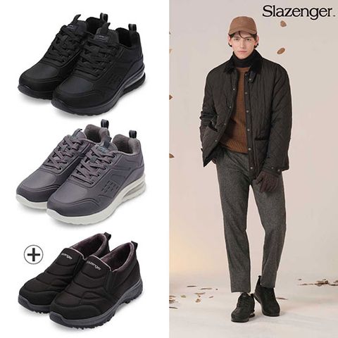 [슬레진저] 슬레진저 에어 퍼 워킹화+패딩슬립온 2종 모두(남성)