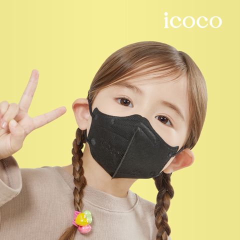 아이코코 KF94 50매 (소형S) (화이트/블랙)