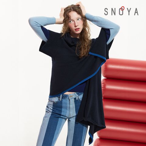[SNOYA]스노야 26FW 울캐시 베스트 숄 가디건