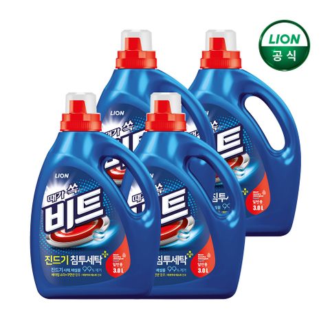 비트 액체 세탁세제 진드기 3L 용기 일반용 x 4개