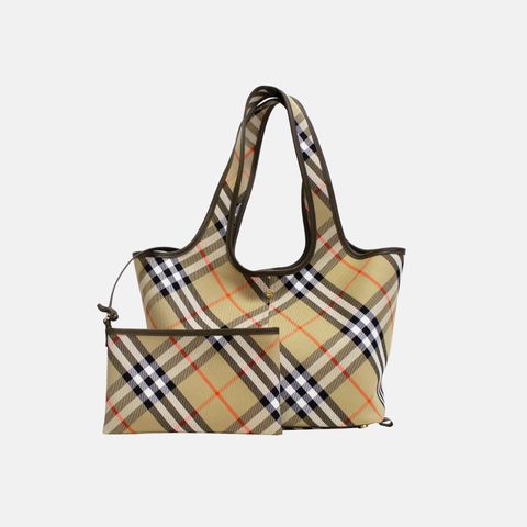 (버버리) 체크 토트 쇼퍼백(8094685)