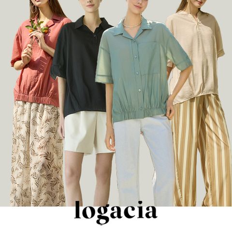 로가시아 24SS 에어리 블라우스 4종