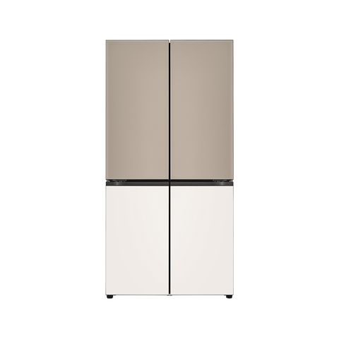 LG 디오스 오브제 더블매직스페이스 냉장고 글라스 871L [M875GCB231S] (브라운/베이지)