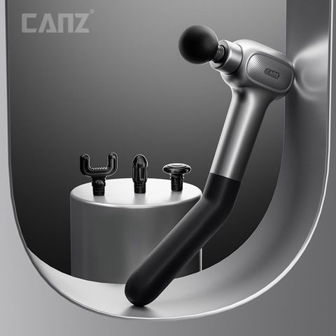 CANZ 온열 롱 마사지건 진동 커브건 분리형안마기 마사지건 목 어깨 등 CANZ-813M