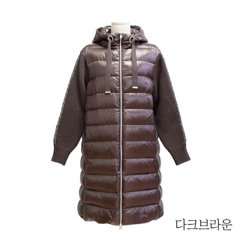 [에르노] 니트 롱 패딩 재킷(PI00140DR)