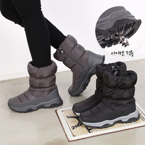 [라파파] 스노우 체인 패딩 002 털부츠