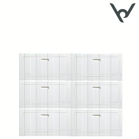 빈블랑 매직 폴딩박스 6개 세트(화이트)