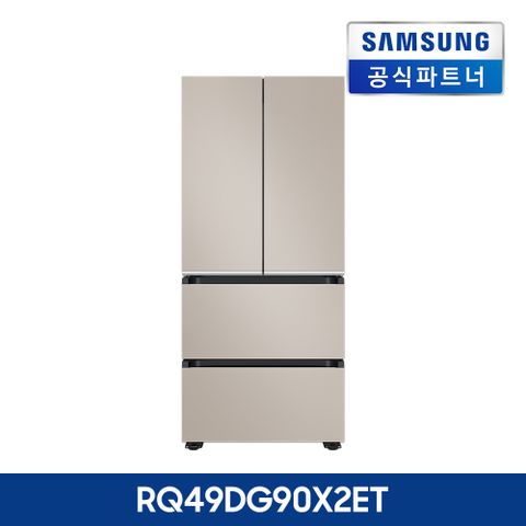 삼성전자 BESPOKE 김치냉장고 4도어 RQ49DG90X2ET 490L 물류배송