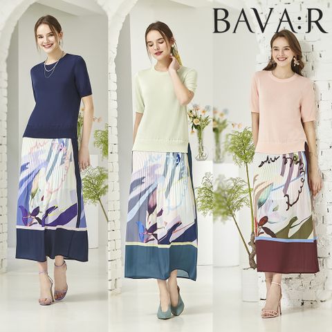 [바바르]간절기 니트 롱원피스