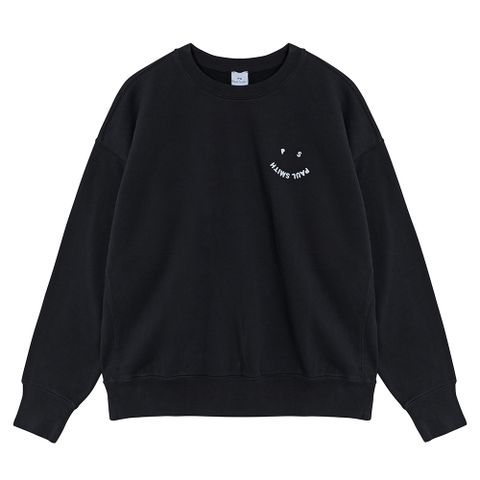 [폴스미스] 여성 해피 스몰 로고 맨투맨 블랙 (W2R185VEK21169 79)