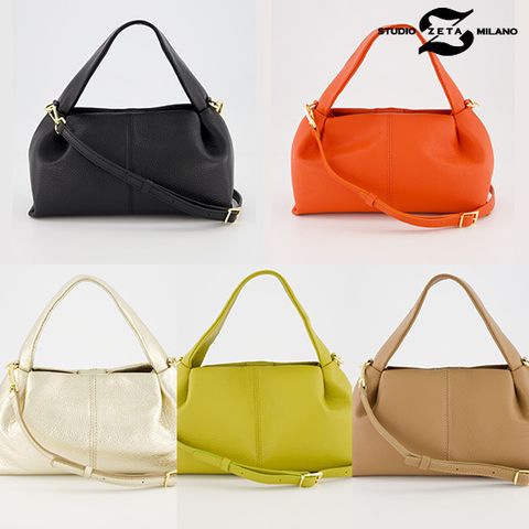 [런칭가 29만8천원] [STUDIO ZETA] 스튜디오 제타 쿠르바 이태리 소가죽백