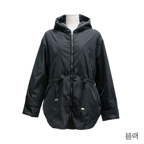막스마라 드로스트링 리버시블 패딩 재킷