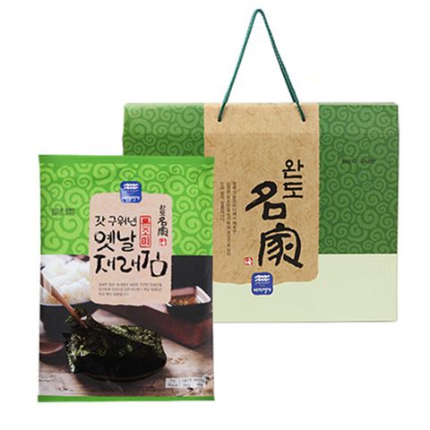 [완도명가] 갓구워낸옛날재래김(무조미)선물세트 1호