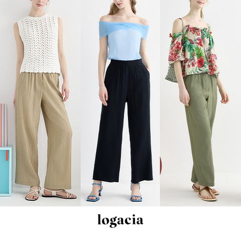 로가시아 25SS summer 쿨썸머 플리츠 팬츠 3종