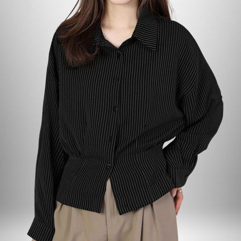 [르베리나] 스트라이프 셔츠 블라우스