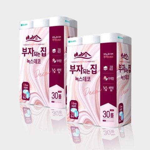 모나리자 녹스데코 3겹 30m 30롤 X 2팩 화장지 휴지 두루마리_JS +할인쿠폰