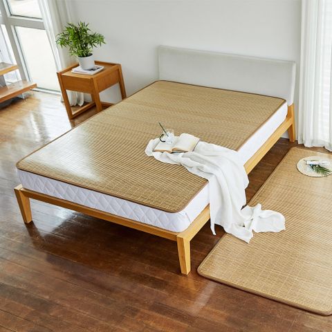 [리앤데코] 국산 남도 쿠션 대나무자리 특대형