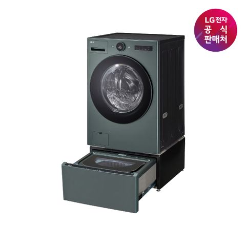 LG 트롬 오브제 워시콤보 세탁건조기+미니워시 네이처그린 [FH25GAGX] (FH25GAG+FX4GC)