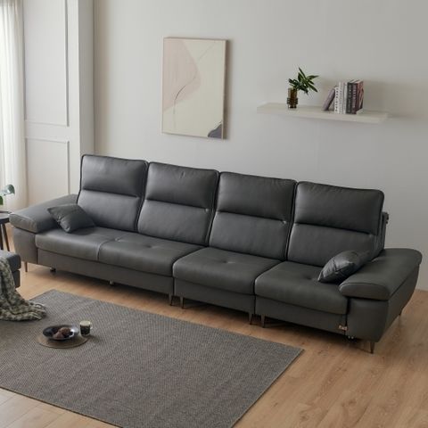 [숙위홈] 이사벨 6인 이태리 통가죽 천연면피 소가죽 소파