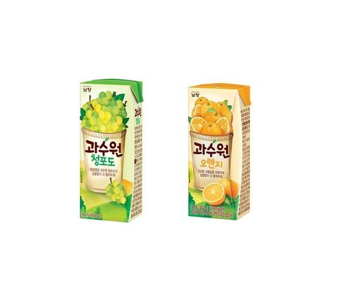 과수원 청포도 190ml x 24개 + 오렌지 190ml x 24개