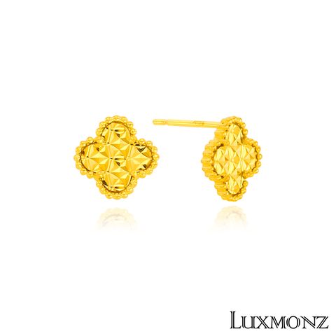 룩스몬즈 24K 컷팅클로버 귀걸이 +(방송) 24K 금박유니콘 키링+ 999실버 행운 말 지폐